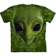 Футболка The Mountain - Green Alien Face