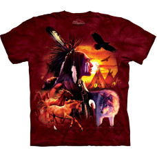 Футболка The Mountain - Indian Collage