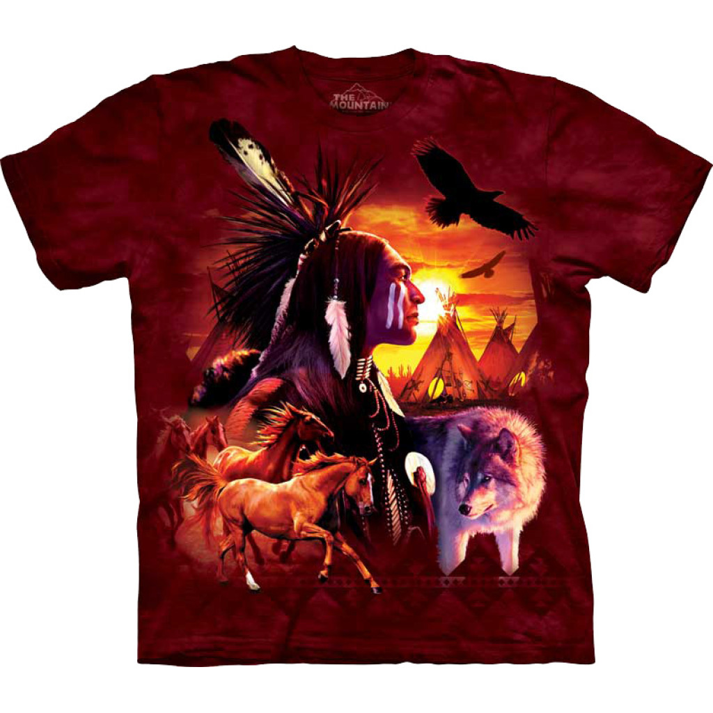 Футболка The Mountain - Indian Collage