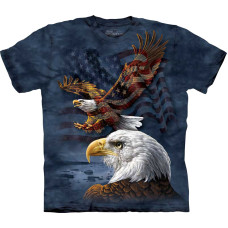 Футболка The Mountain - Eagle Flag Collage