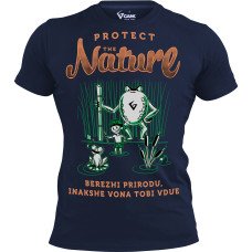 Футболка GANK Бережи природу Dark Navy Blue