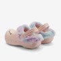 Утеплені клоги (сабо) HUSKY Candy pink/Rainbow