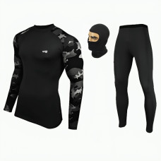 Чоловіча термобілизна Rough Radical Shooter Зима Black