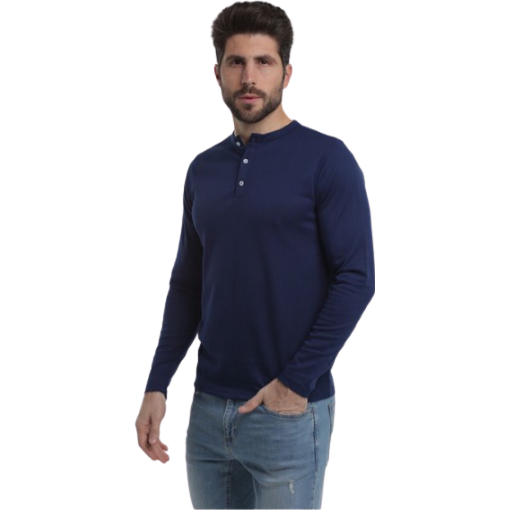 Лонгслів базовий Avecs dark blue