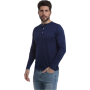Лонгслів базовий Avecs dark blue