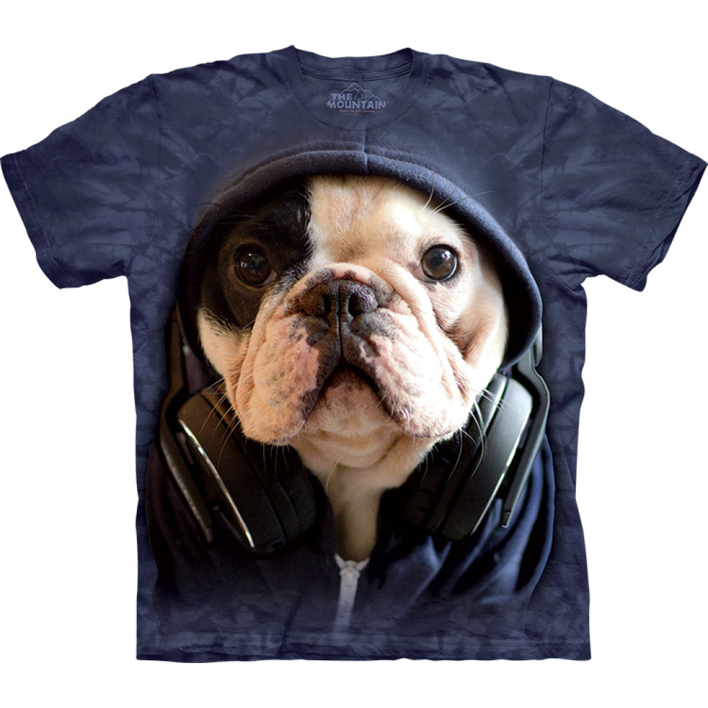 Футболка The Mountain - DJ Manny the Frenchie - Французский Бульдог