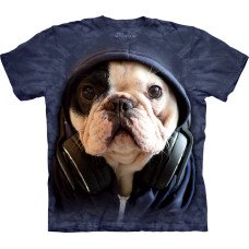 Футболка The Mountain - DJ Manny the Frenchie - Французский Бульдог