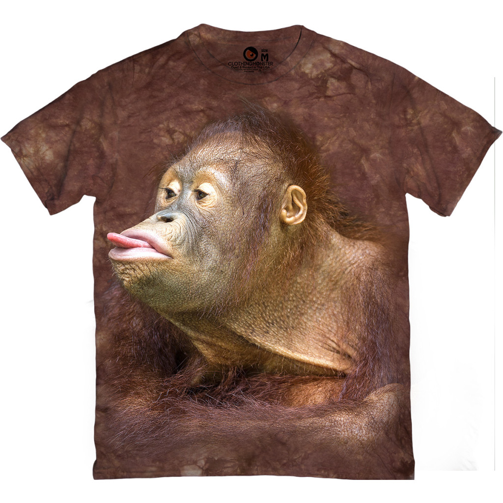 Футболка Orangutan Blowing a Raspberry