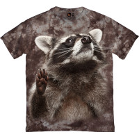 Футболка Calm Down Raccoon