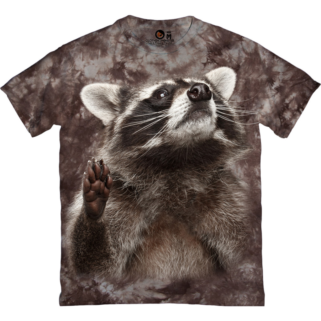 Футболка Calm Down Raccoon