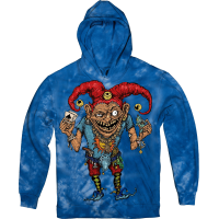 Худі GANK Tie-dye Джокер Freaky Jester Blue