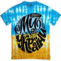 Футболка GANK Tie-dye Ми з України
