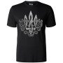 Футболка GANK Тризуб у серці Black