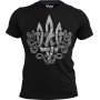 Футболка GANK Тризуб у серці Black