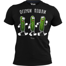 Футболка GANK Огірки пішли Black