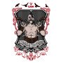 Футболка GANK Запорозький козак White