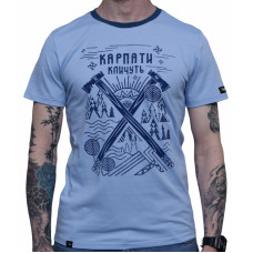 Футболка Карпати кличуть Блакитна