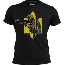 Футболка GANK Вірю в ЗСУ Black