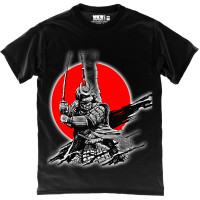 Футболка - Samurai Warrior in Black 