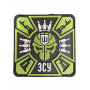 Шеврон ПВХ ЗСУ Black/Green