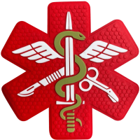 Шеврон ПВХ Медик Red