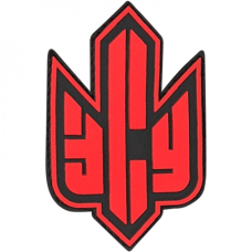 Шеврон ПВХ Тризуб ЗСУ Black/Red