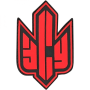 Шеврон Тризуб ЗСУ ПВХ Black/Red