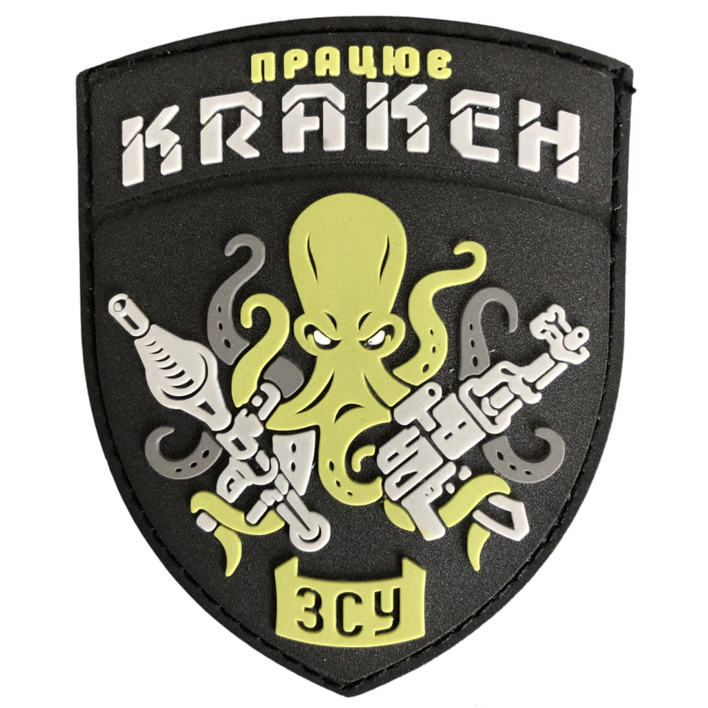 Шеврон ПВХ Кракен Black/Green
