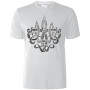 Футболка GANK Тризуб у серці White