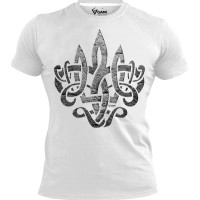 Футболка GANK Тризуб у серці White