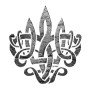 Футболка GANK Тризуб у серці White