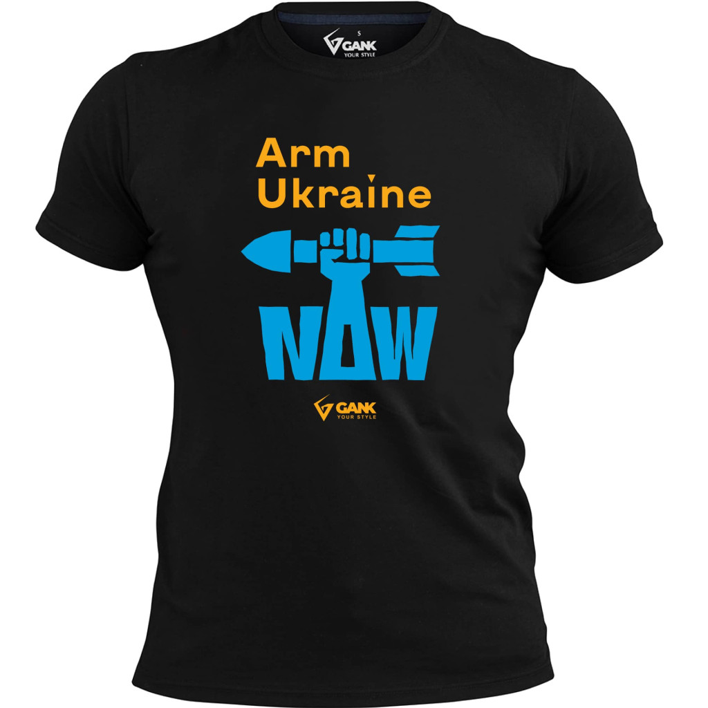 Футболка GANK Arm Ukraine Black