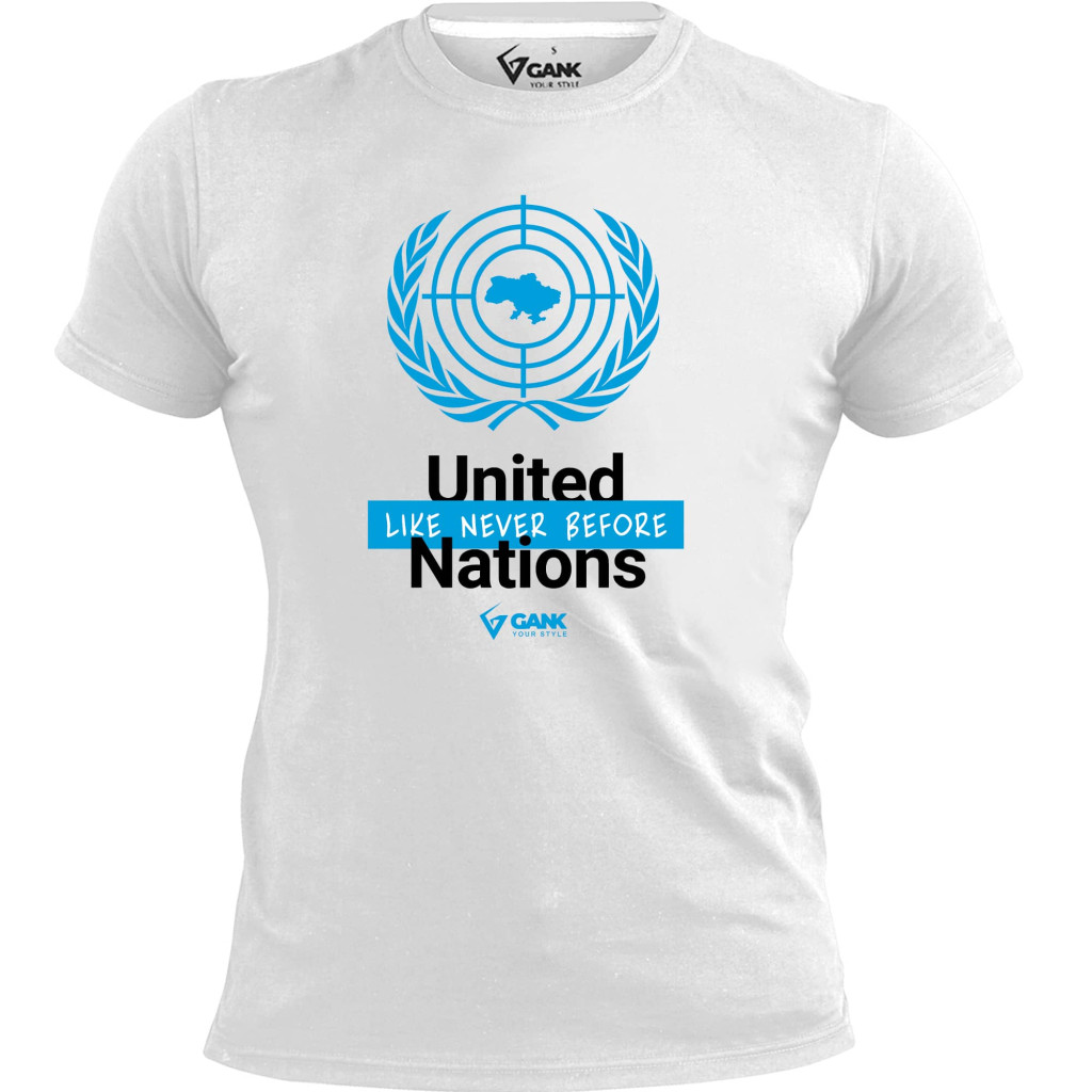 Футболка GANK United Nations White