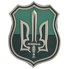 Шеврон ПВХ Тризуб УПА Green Grey