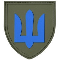 Шеврон ПВХ Тризуб Тероборона