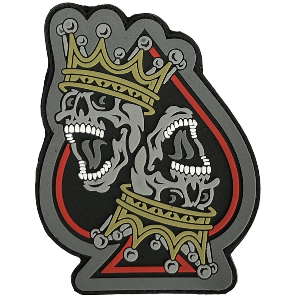 Шеврон ПВХ Король Black/Grey