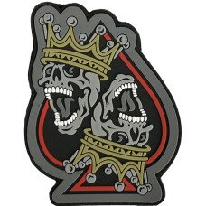 Шеврон ПВХ Король Black/Grey