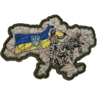 Шеврон ПВХ Мапа Слава ЗСУ