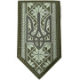 Шеврон ПВХ Щит Тризуб Орнамент Olive