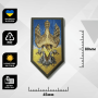 Шеврон ПВХ Щит Орел Тризуб Yellow/Blue