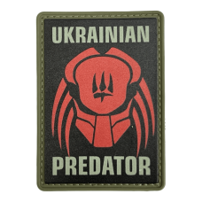 Шеврон ПВХ Хижак Black/Red