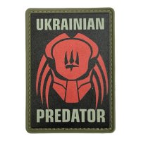 Шеврон ПВХ Хижак Black/Red