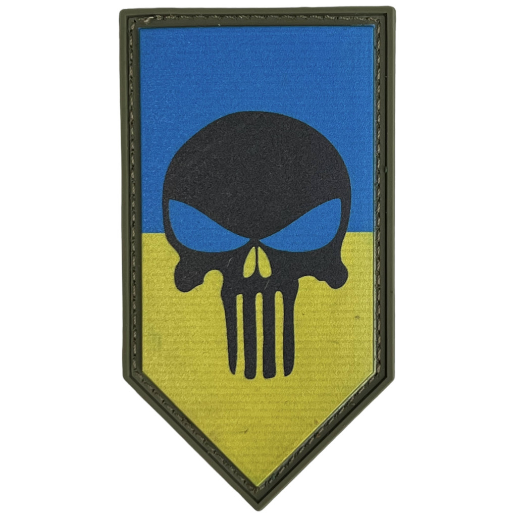 Шеврон ПВХ Щит Месник Yellow/Blue/Black