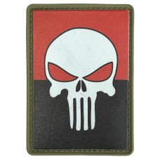 Шеврон ПВХ Gen2 Месник Black/Red/White