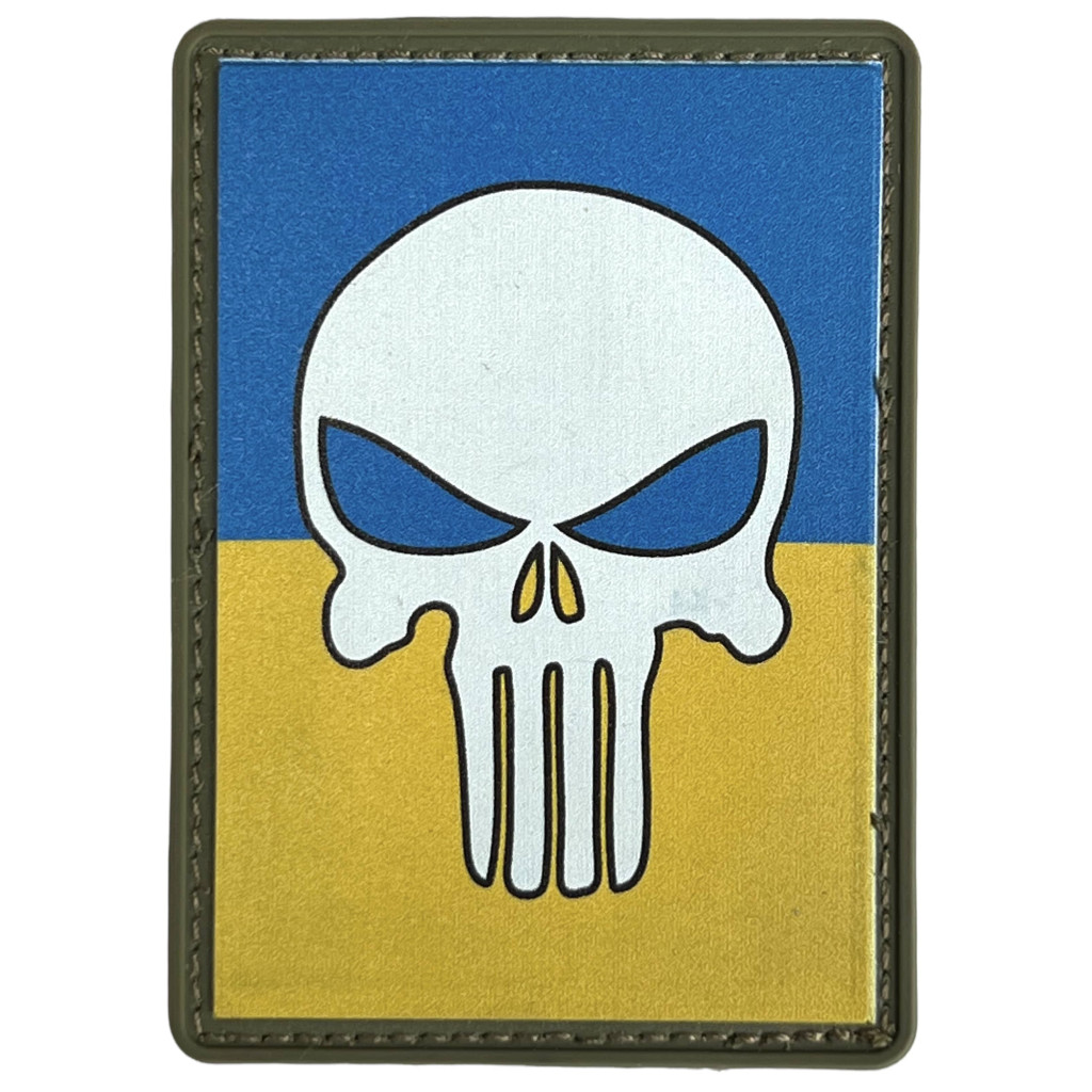 Шеврон ПВХ Gen2 Месник Yellow/Blue/White