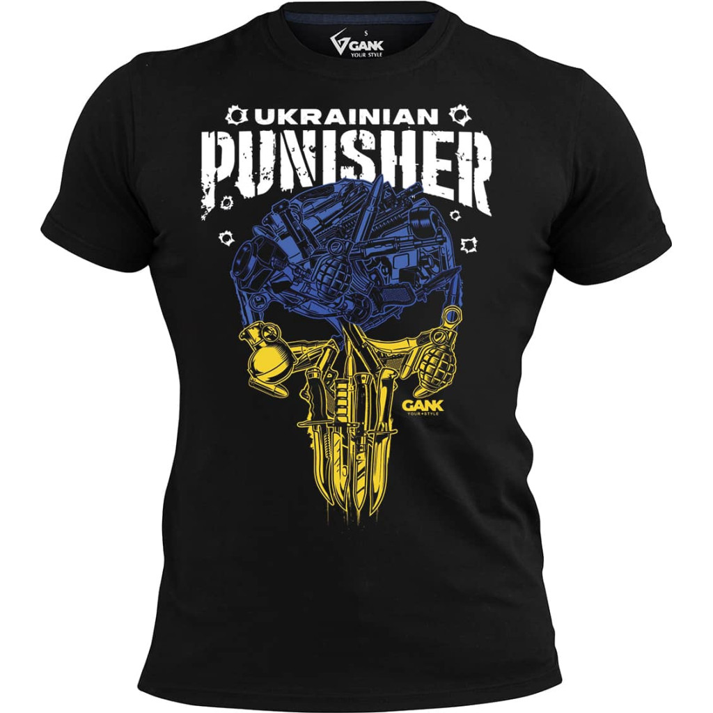 Футболка Punisher Ukrainian GANK Black