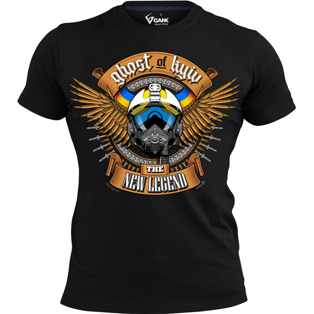 Футболка Top Gun: Maverick Ukraine GANK Black