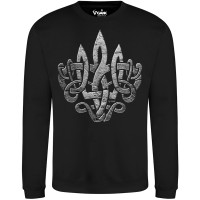 Світшот Тризуб у Серці GANK Black