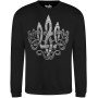 Світшот Тризуб у Серці GANK Black