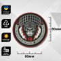 Шеврон ПВХ Зв'язок Black/Red